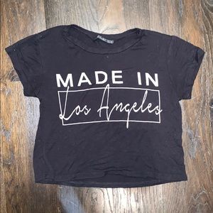 Made in Los Angeles crop top